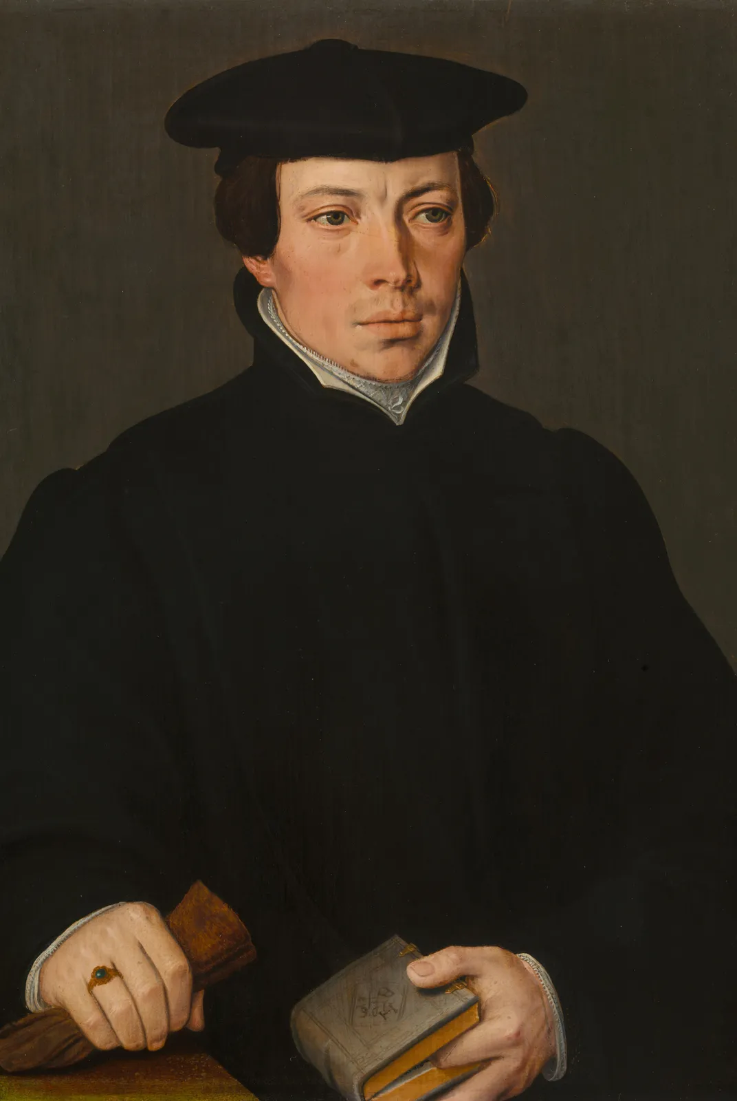 Portret van een jonge geestelijke