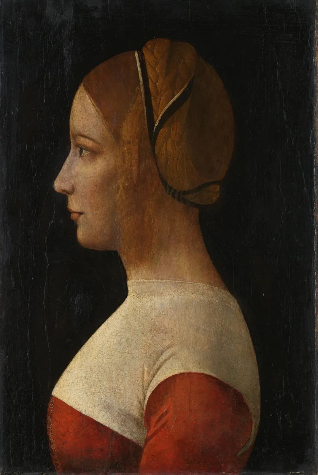 Portret van een jonge vrouw – Ambrogio de Predis