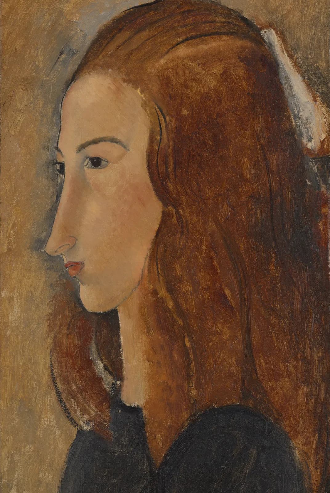 Portret van een jonge vrouw – Amedeo Modigliani