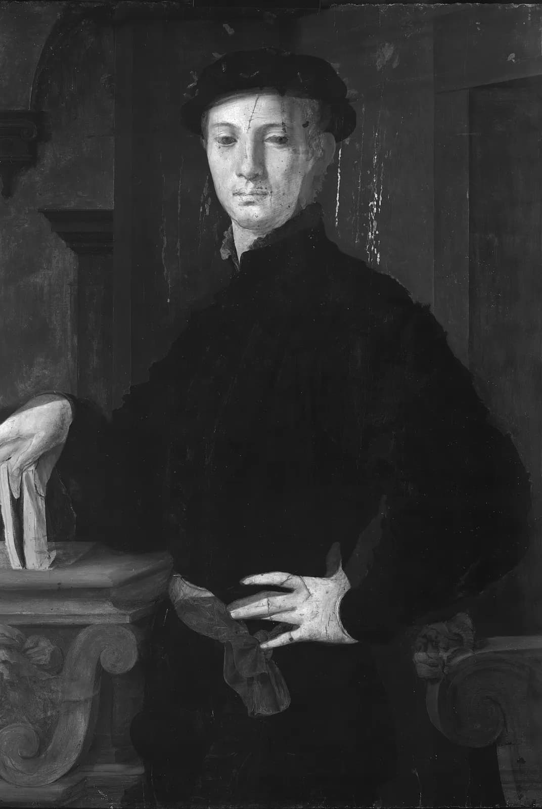 Portret van een jongeman – Agnolo Bronzino