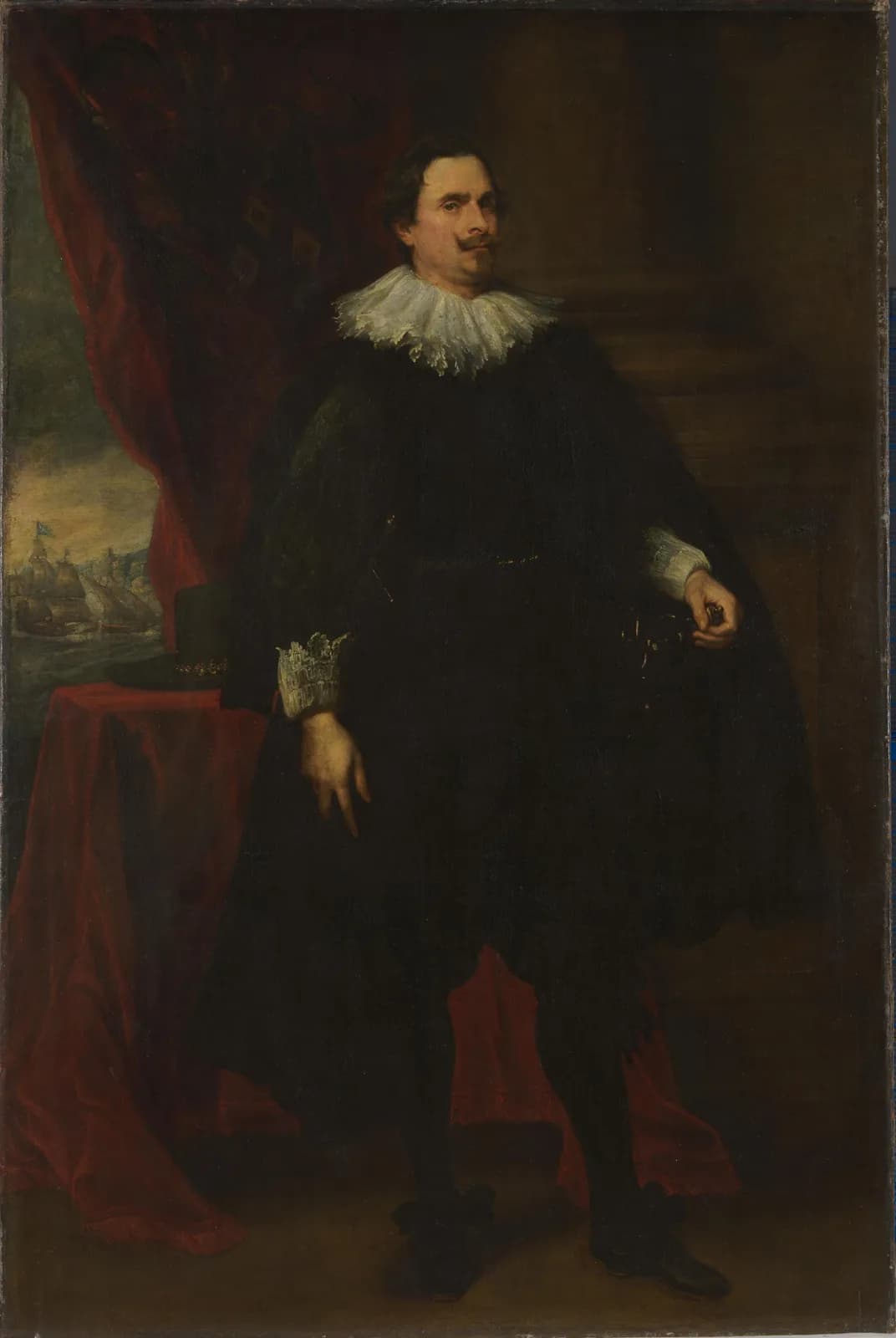 Portret van een man uit de familie Van der Borght – Antoni van Dyck