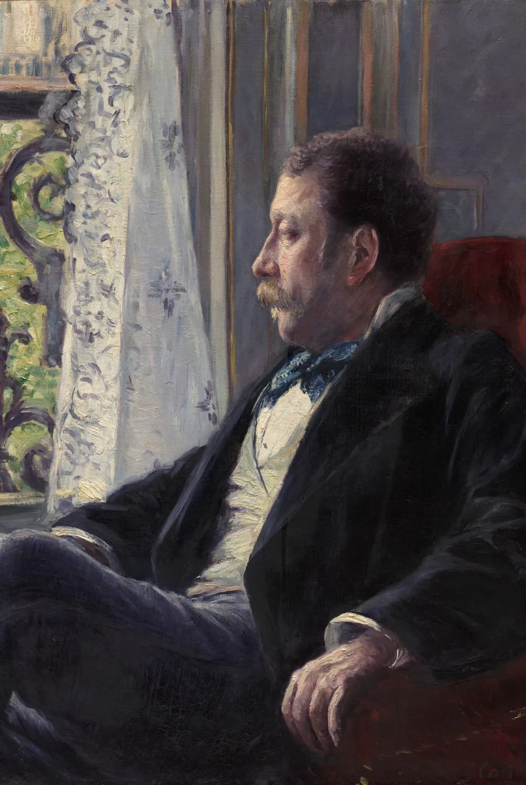 Portret van een man – Gustave Caillebotte
