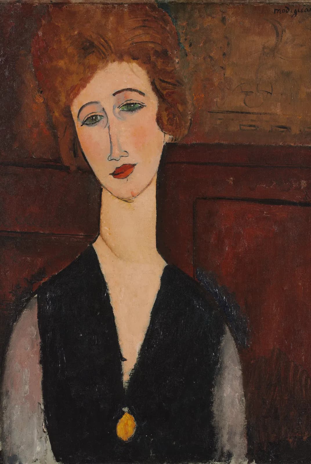 Portret van een vrouw – Amedeo Modigliani