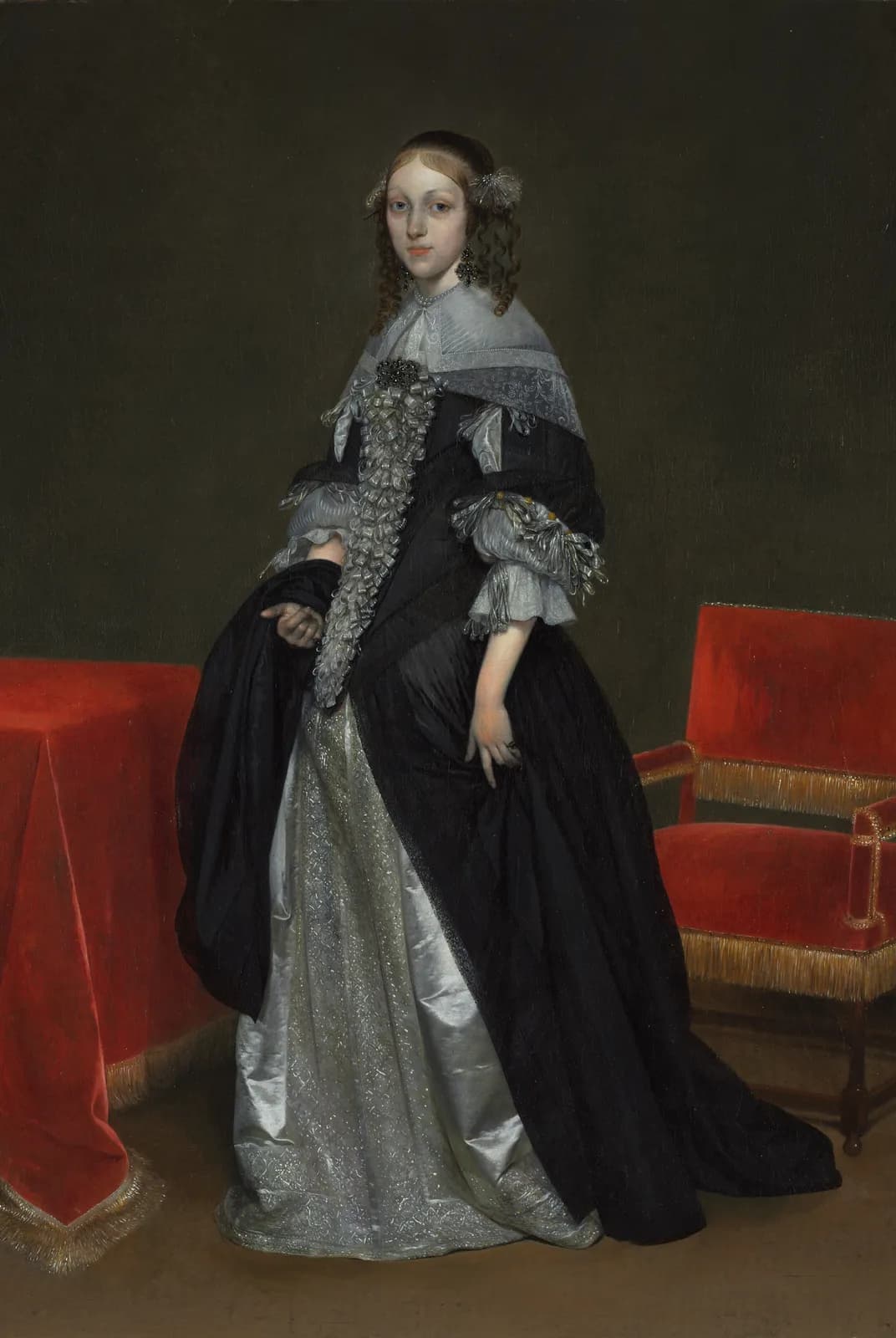 Portret van een vrouw – Gerard ter Borch