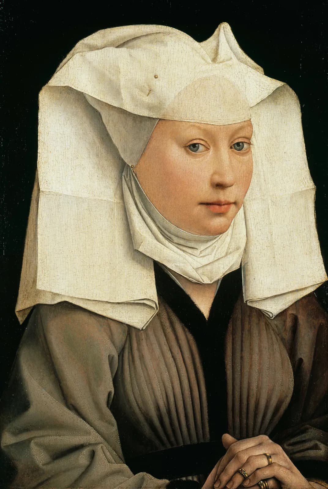 Portret van een Vrouw met Gevleugelde Kap – Rogier van der Weyden