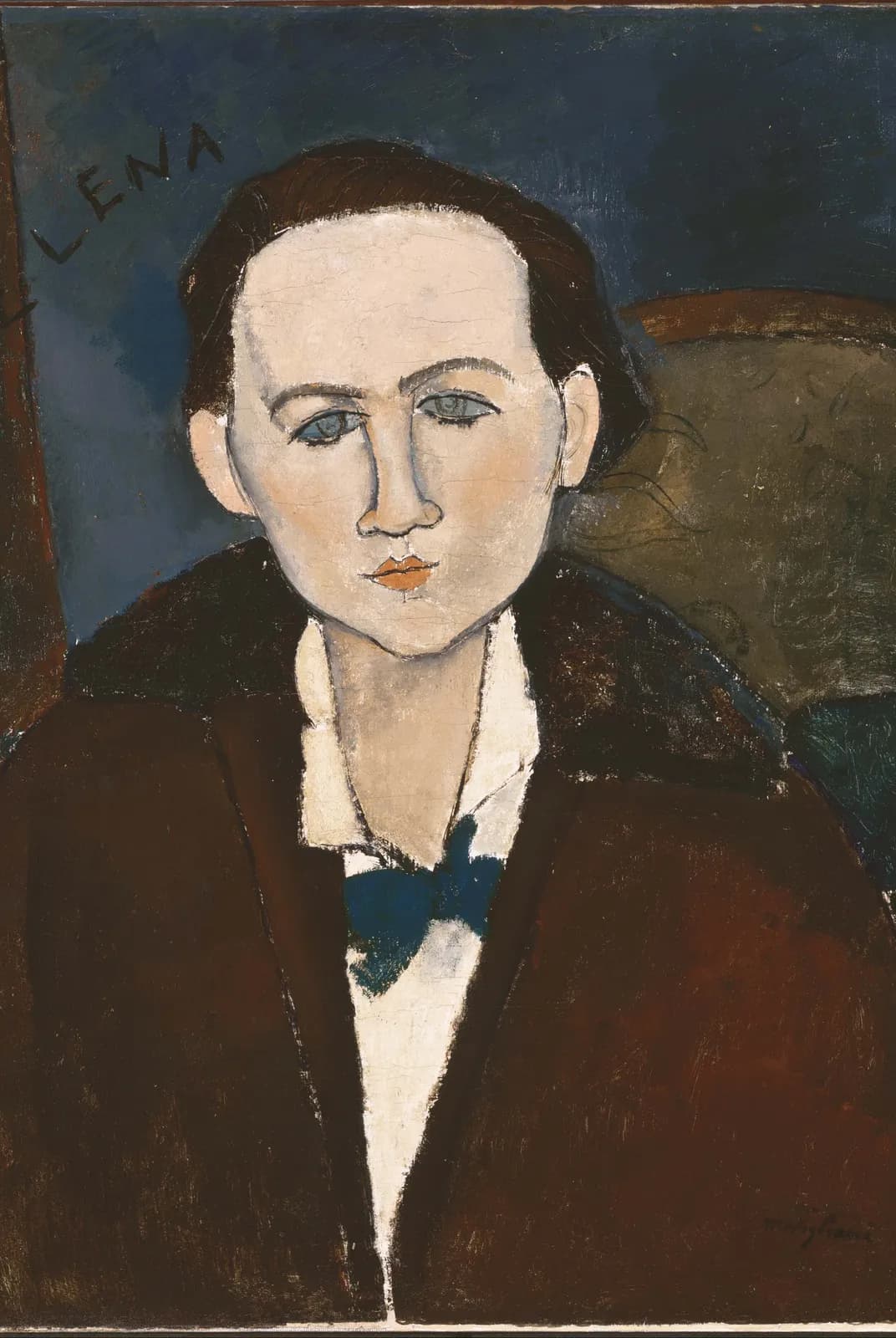 Portret van Elena Povolozky – Amedeo Modigliani
