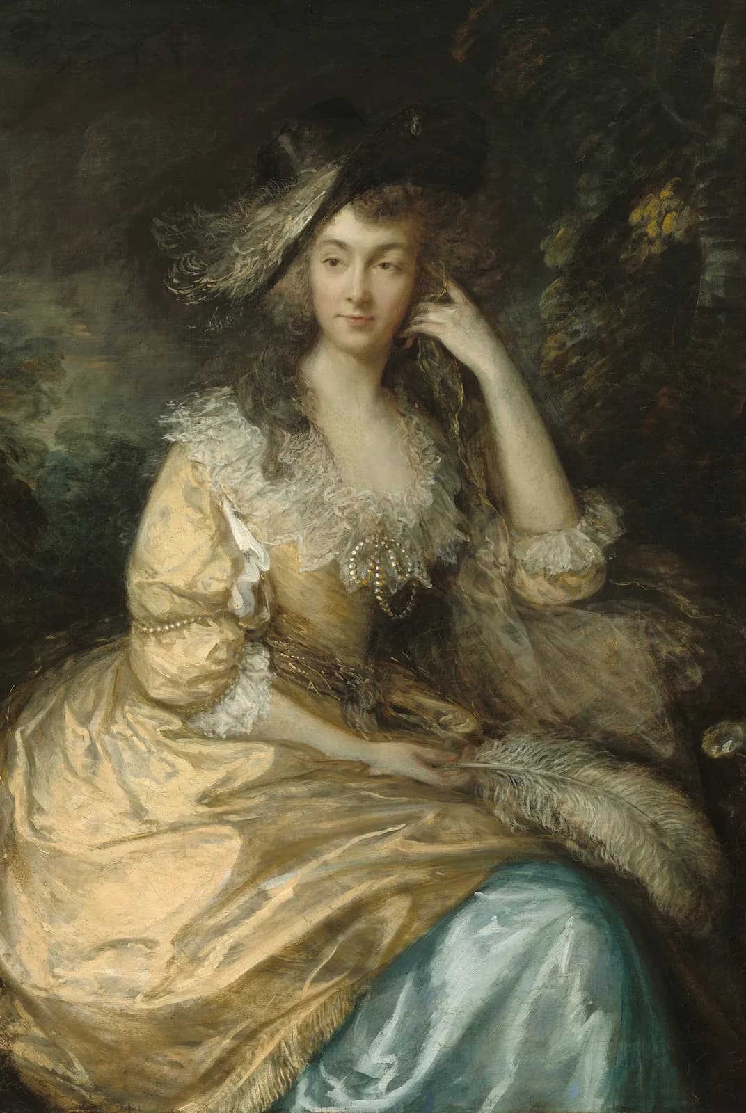 Portret van Frances Susanna, Lady de Dunstanville – Thomas Gainsborough