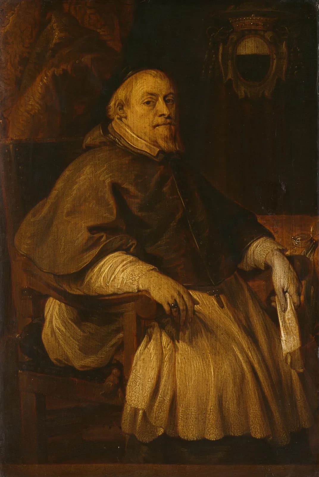Portret van François de Gand-Villain (1647-1666), bisschop van Doornik (1588-1666) – Lucas Franchoys (II)
