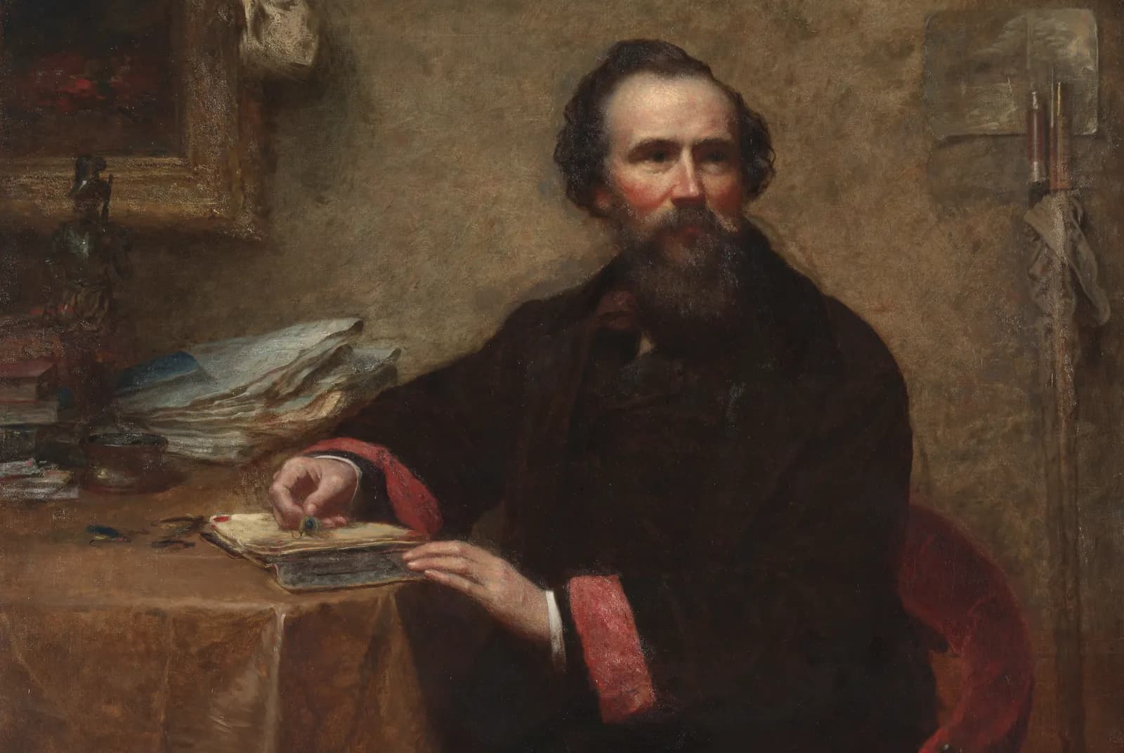 Portret van Genio C. Scott – Eastman Johnson