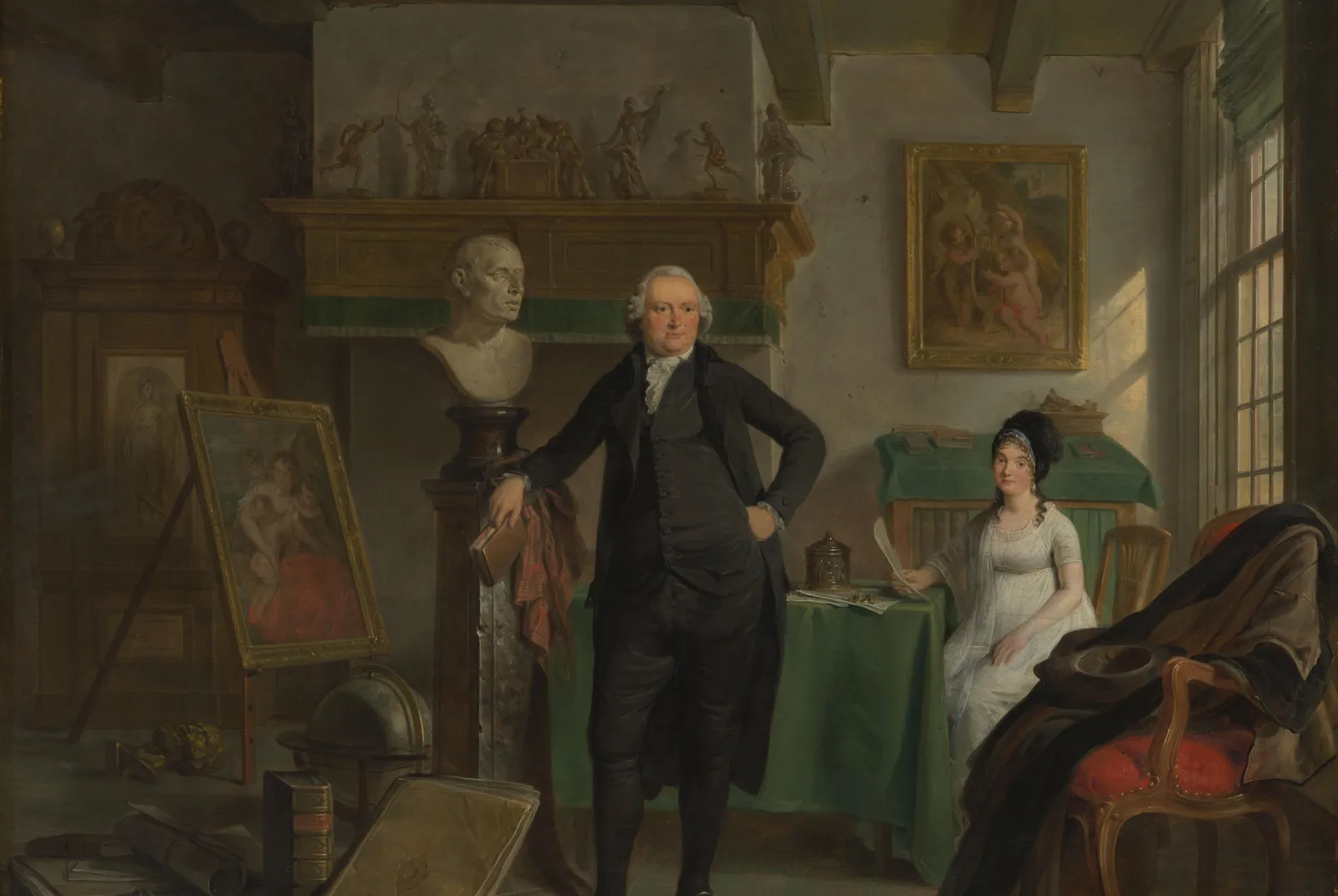 Portret van Jan de Bosch en Margaretha Kroon – Adriaan de Lelie