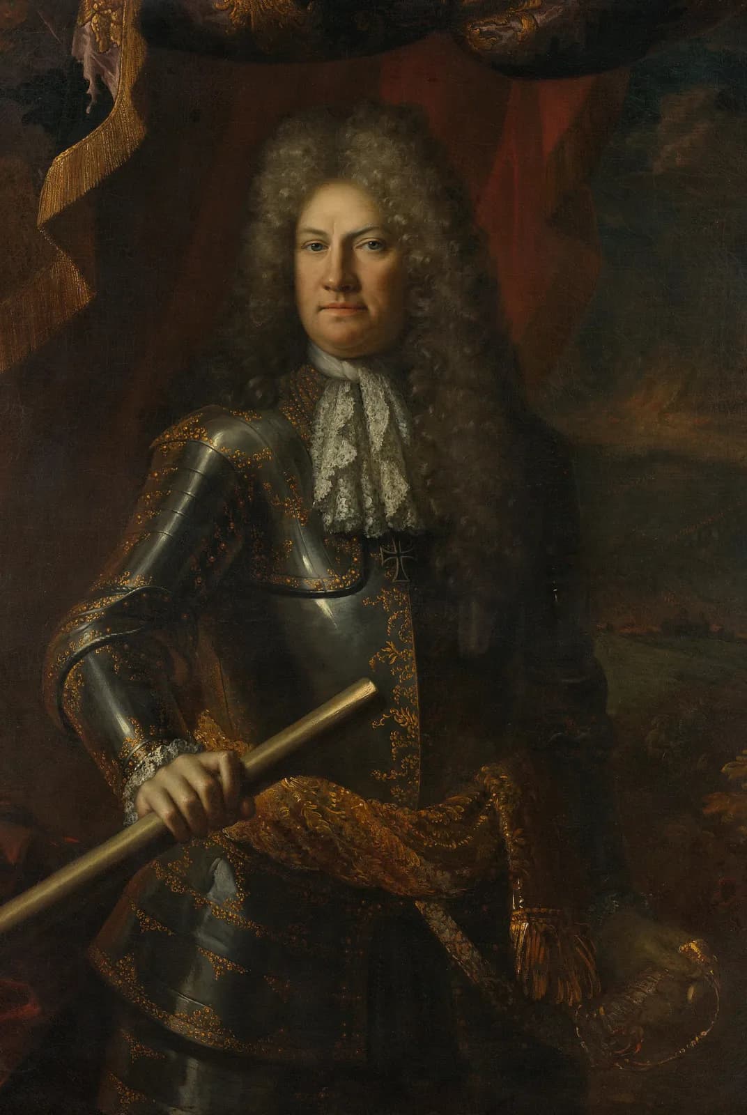 Portret van luitenant-generaal Godard van Reede, heer van Amerongen – Adriaen van der Werff