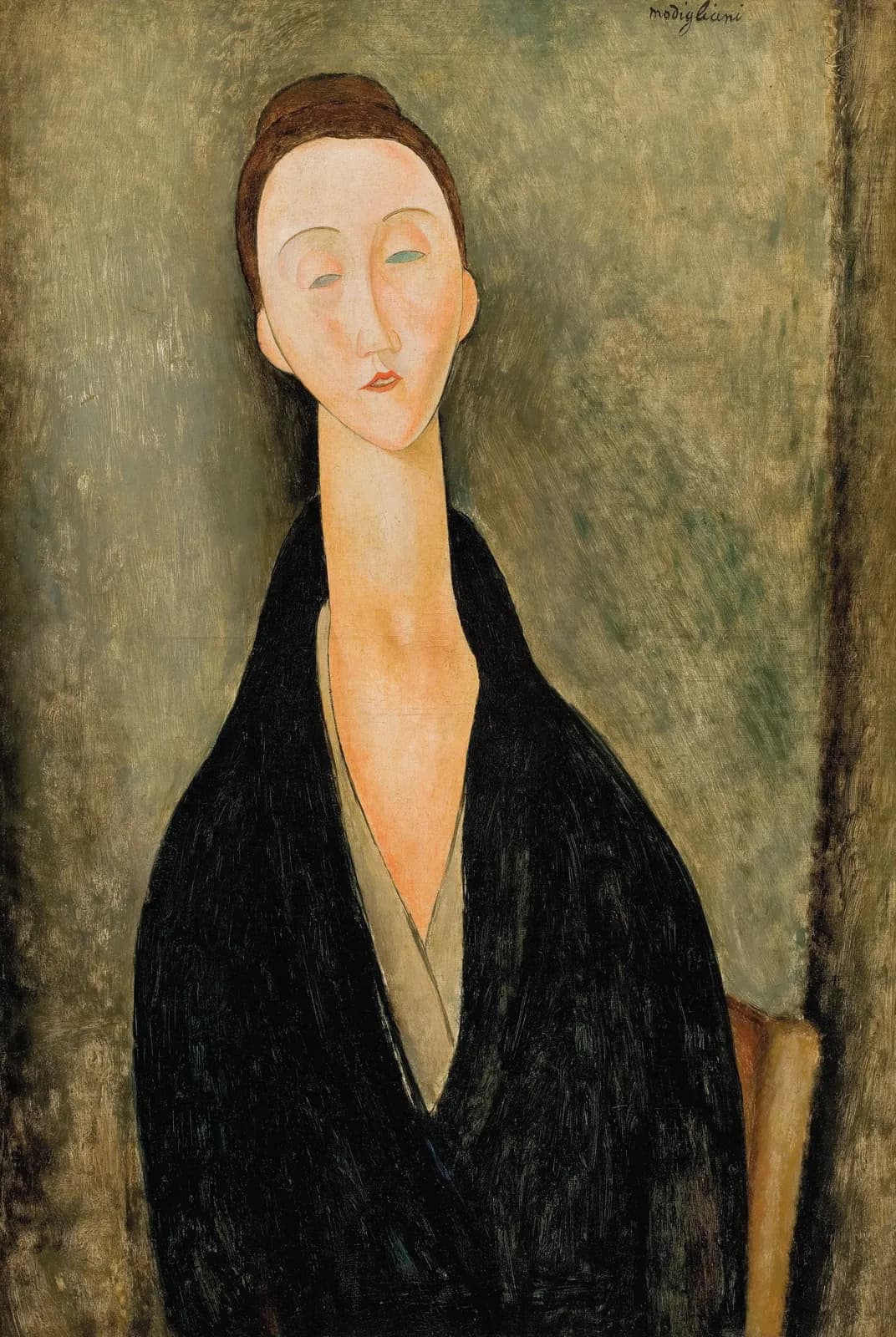 Portret van Lunia Czechowska – Amedeo Modigliani