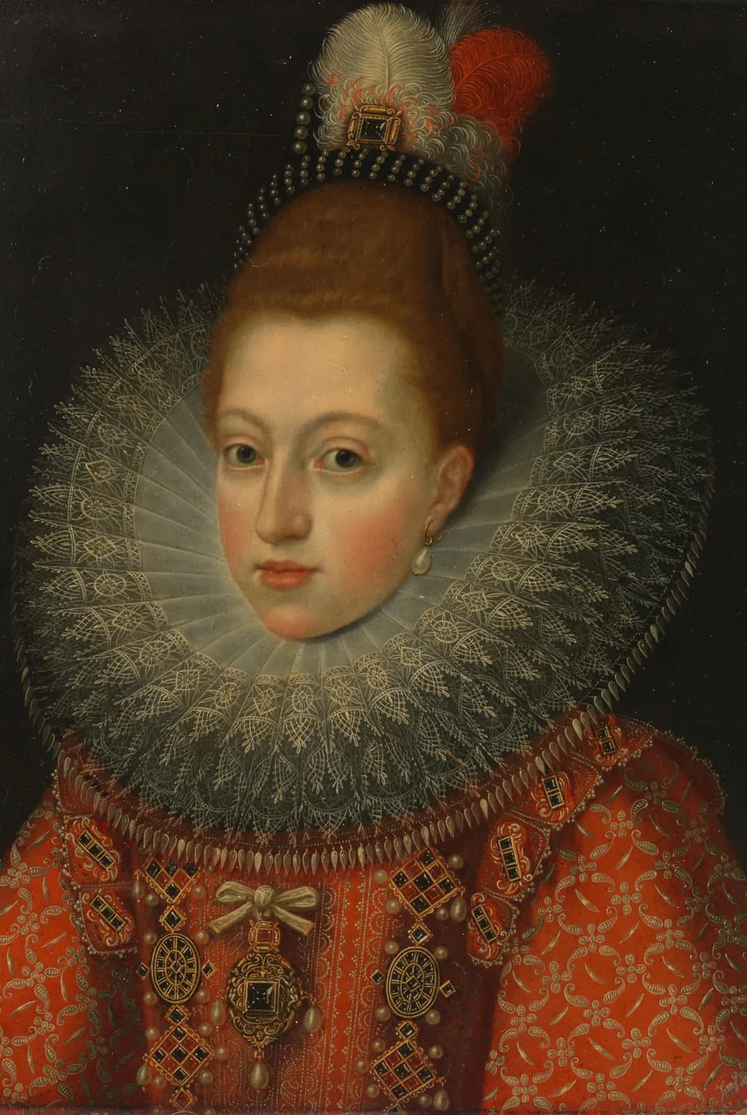 Portret van Margaretha van Oostenrijk (1584-1611), koningin van Spanje