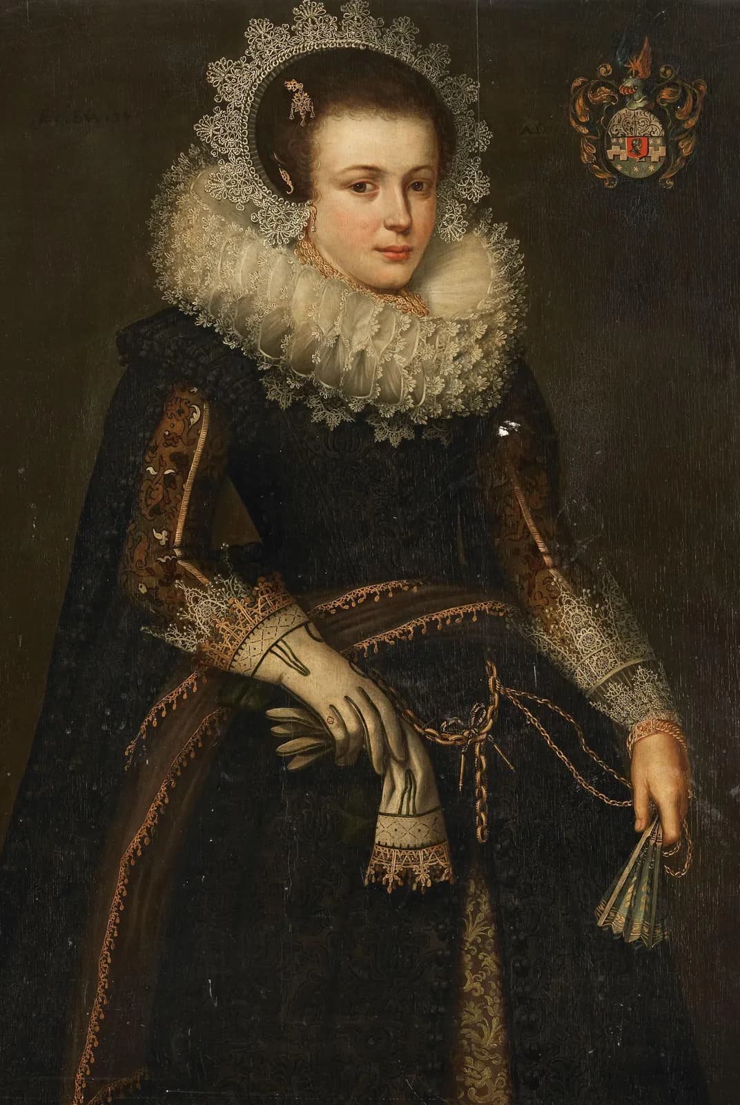 Portret van Mertijntje van Ceters (1609-1624)