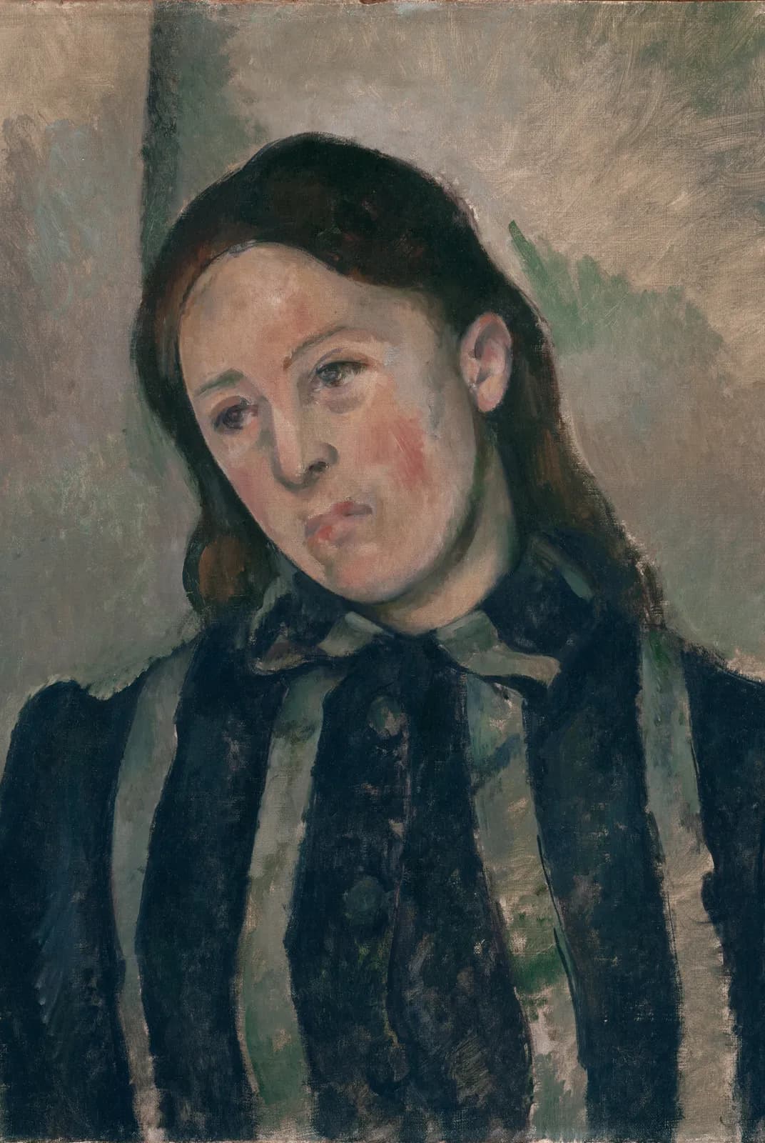 Portret van mevrouw Cézanne – Paul Cézanne