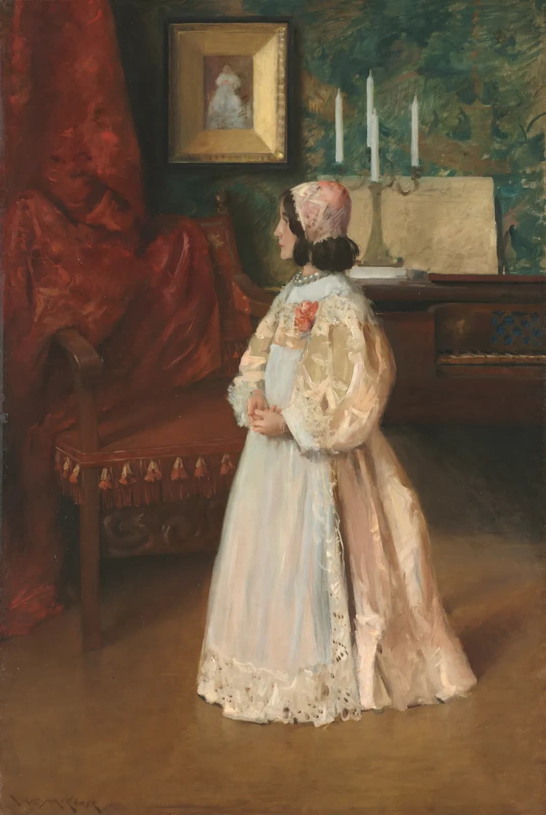 Portret van mijn dochter Alice – William Merritt Chase