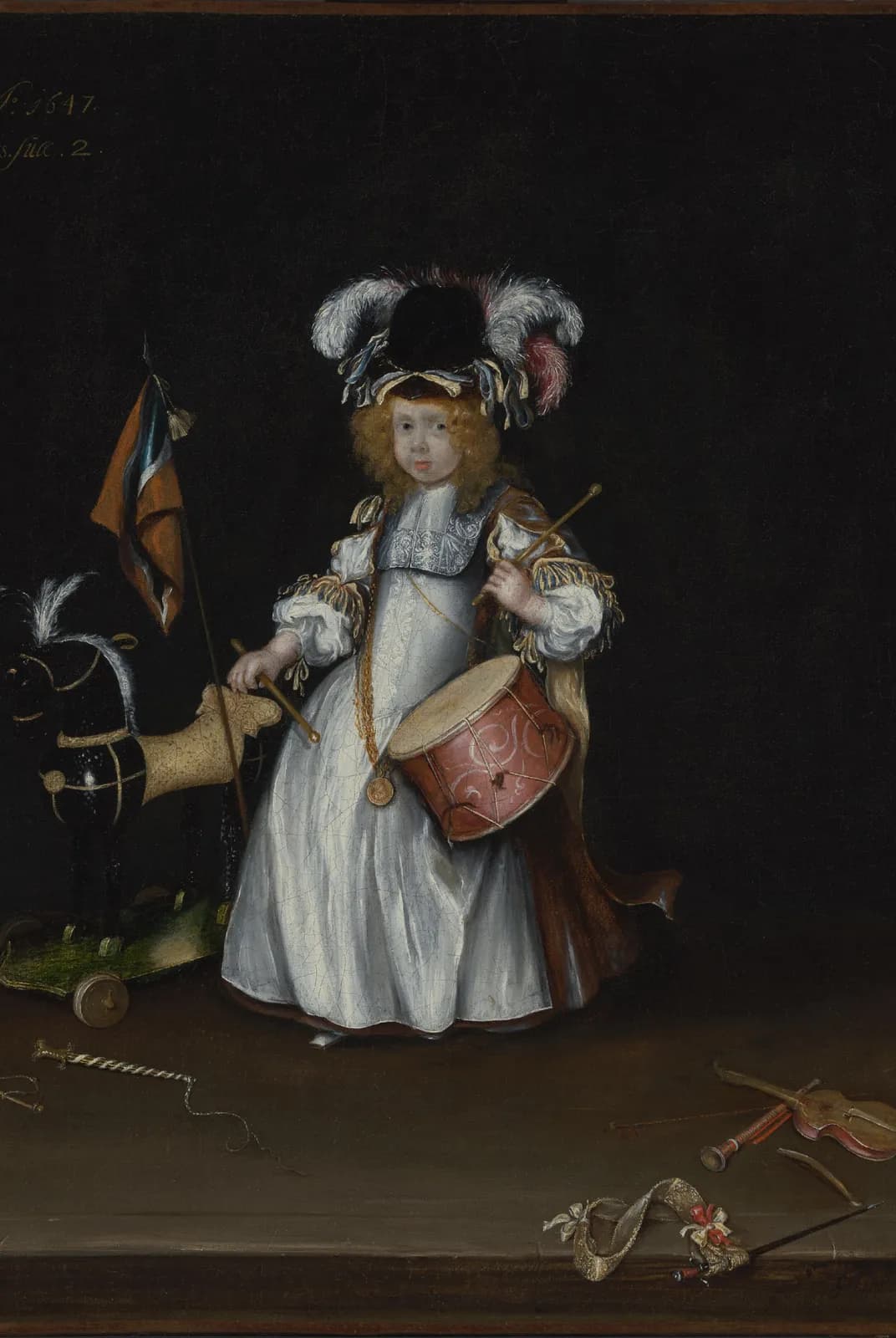 Portret van Moses ter Borch als tweejarig kind – Geesien Borch