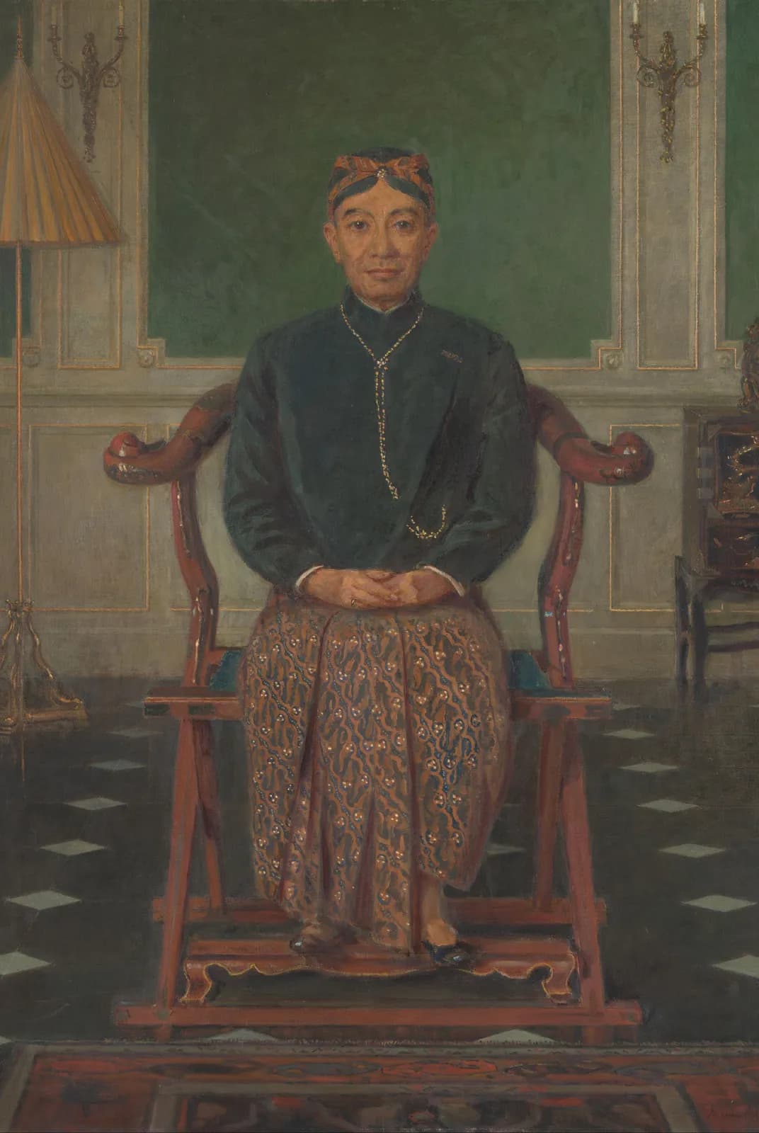 Portret van Pangeran Ario Soejono, minister zonder portefeuille – Anrooy