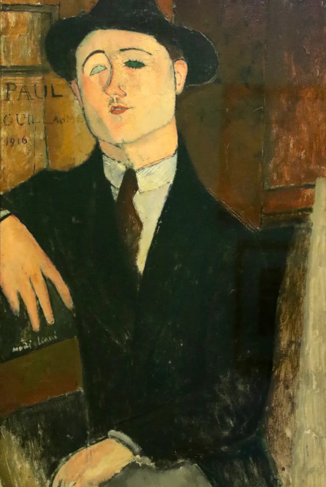 Portret van Paul Guillaume – Amedeo Modigliani