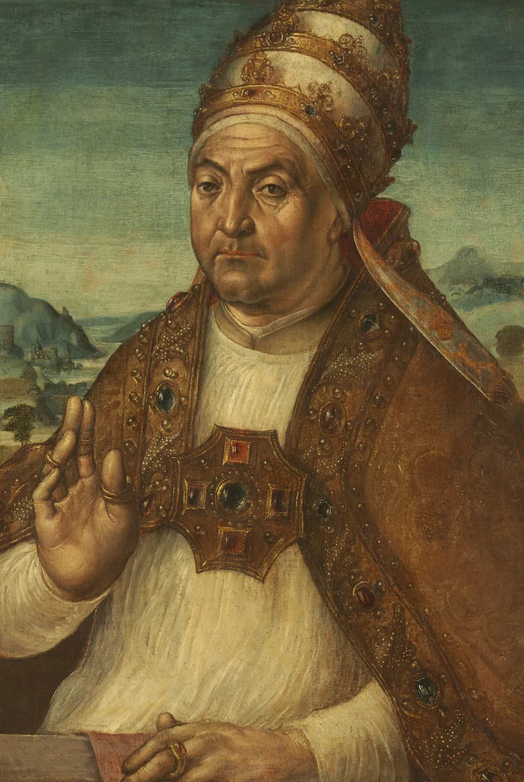Portret van paus Sixtus IV della Rovere – Pedro Berruguete