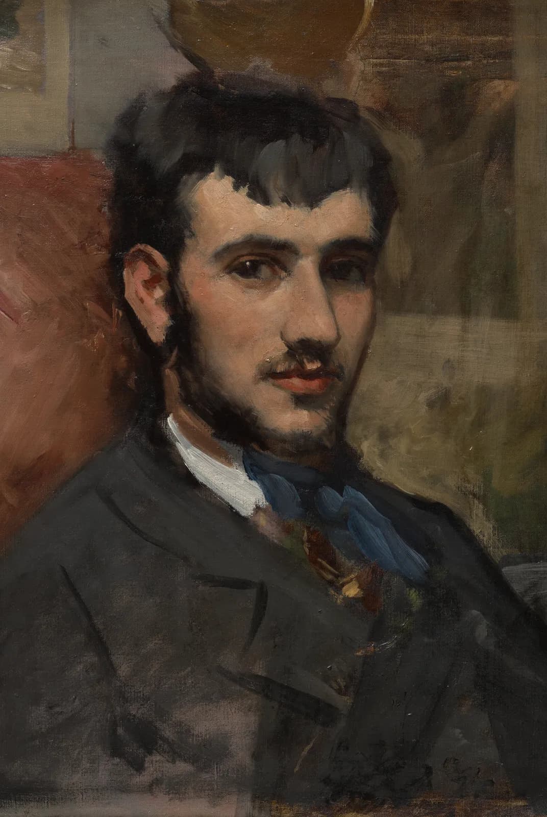 Portret van Renoir – Frédéric Bazille