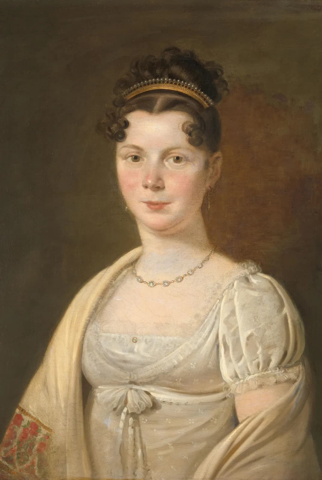 Portret van Wilhelmina Maria Haack – Adriaan de Lelie