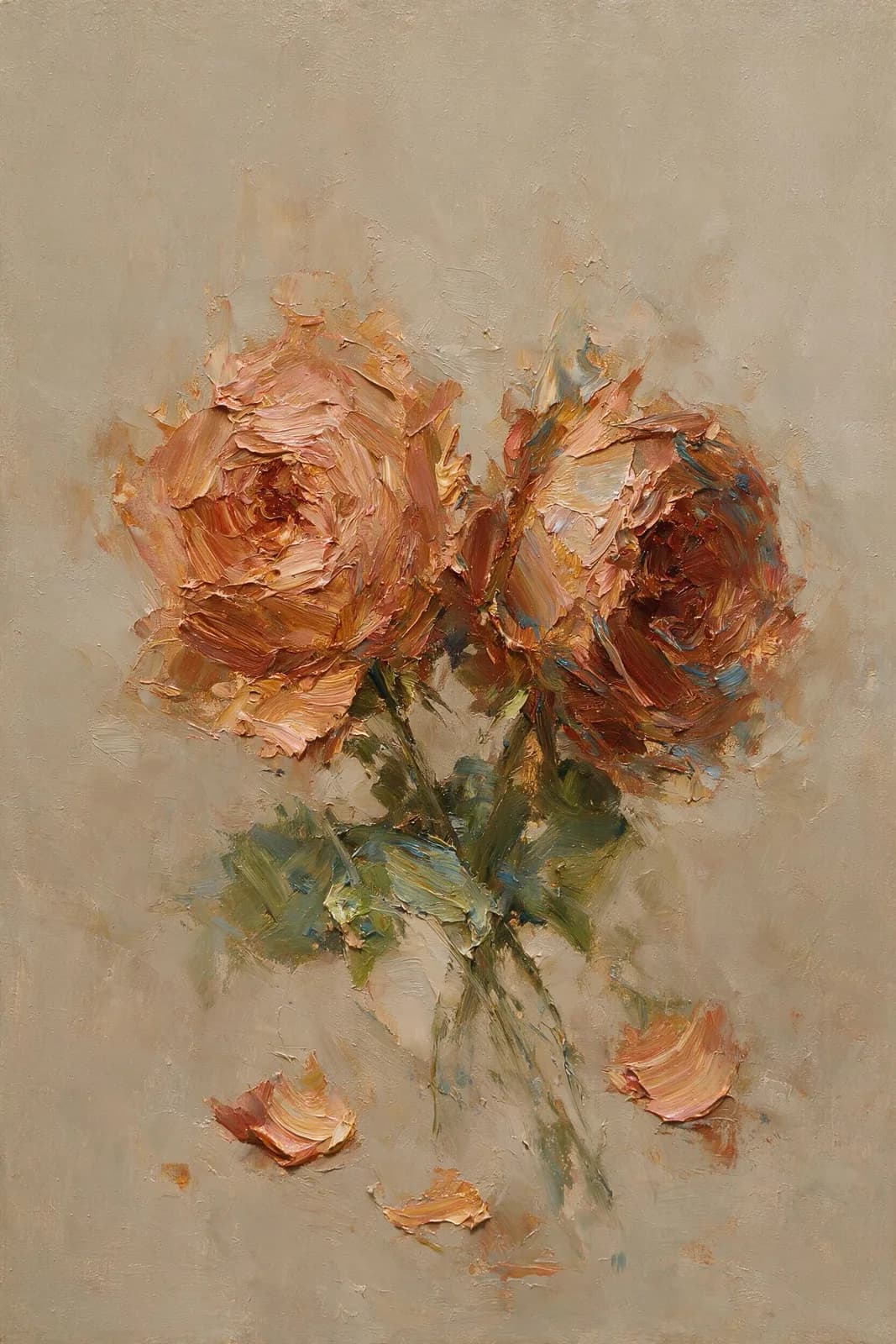 Rozen die vallen