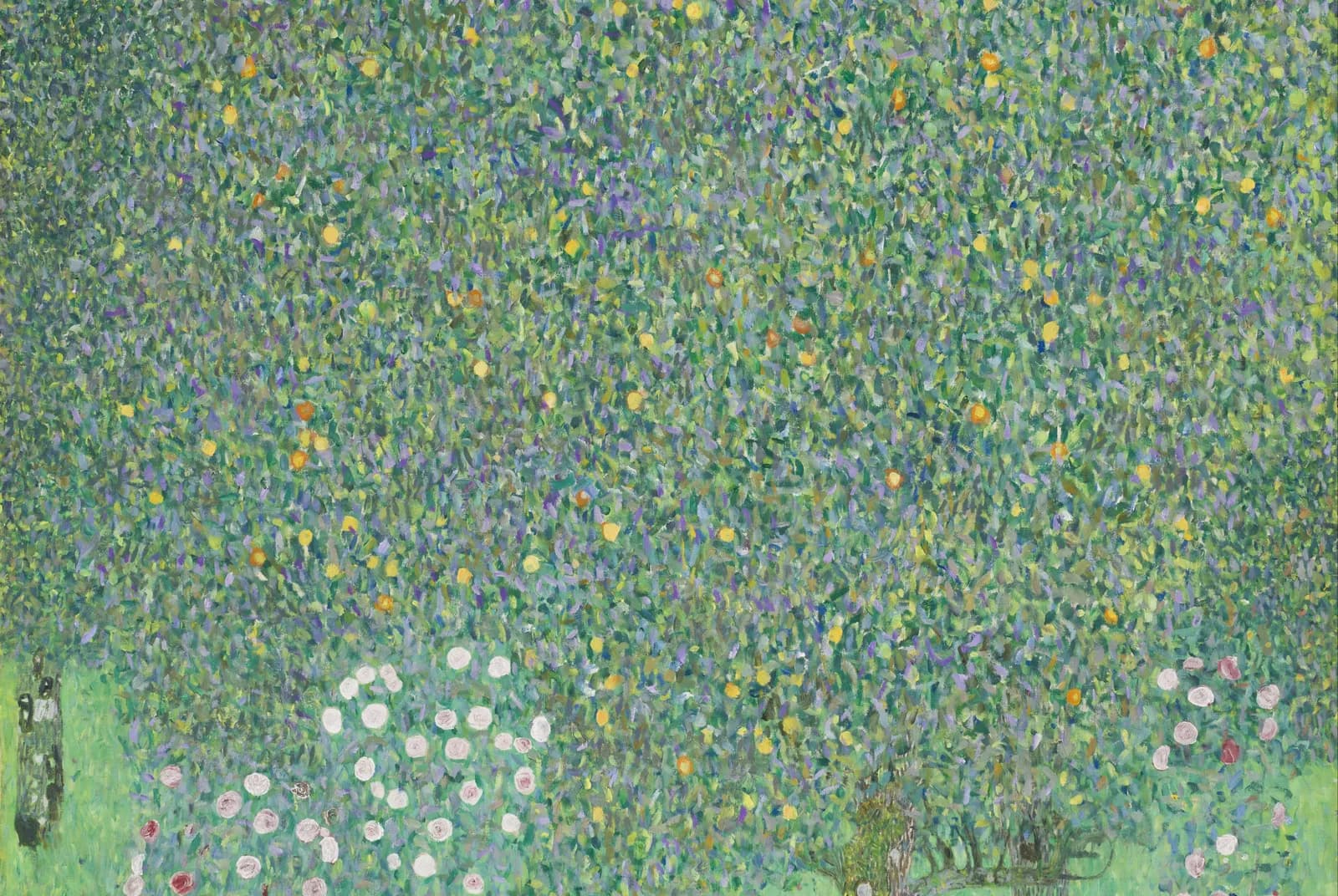 Rozen onder bomen – Gustav Klimt