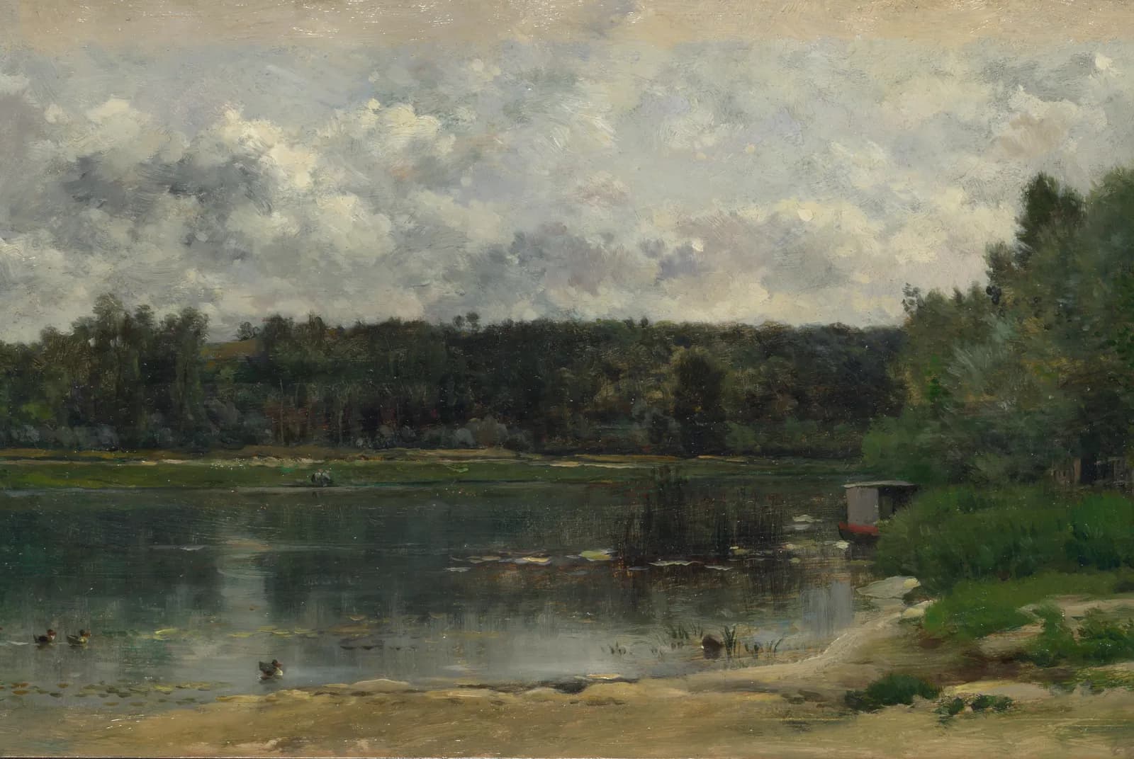 Rust aan het meer – Charles-François Daubigny