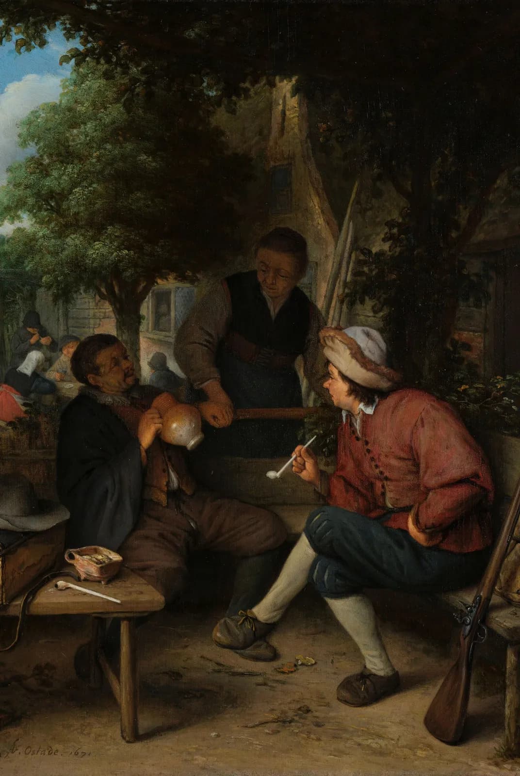 Rustende reizigers – Adriaen van Ostade