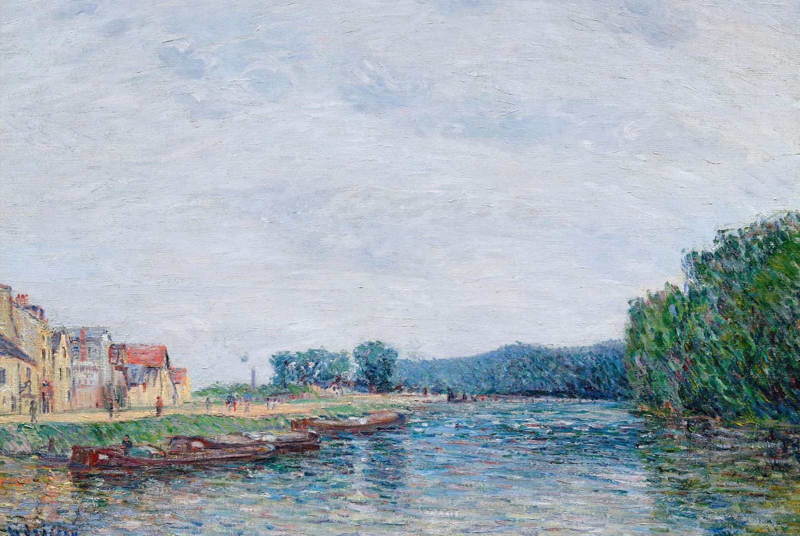Rustig riviergezicht – Gustave Loiseau