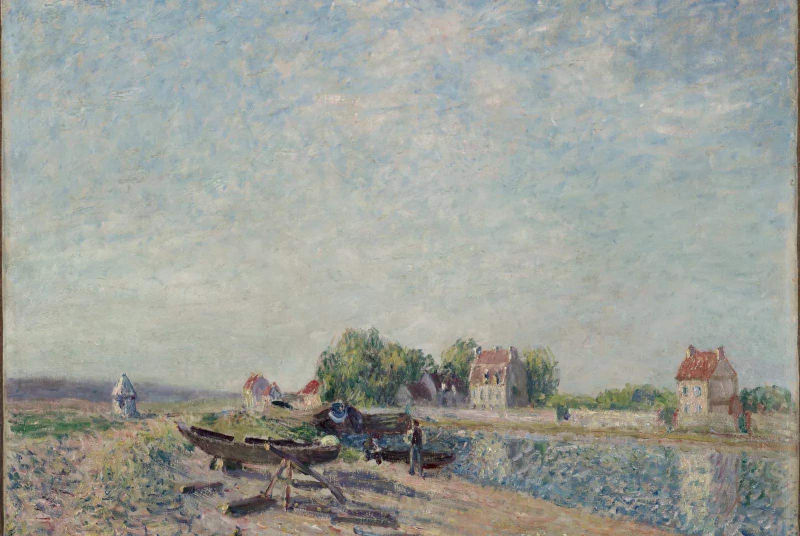 Saint-Mammès, het kanaal van de Loing – Alfred Sisley