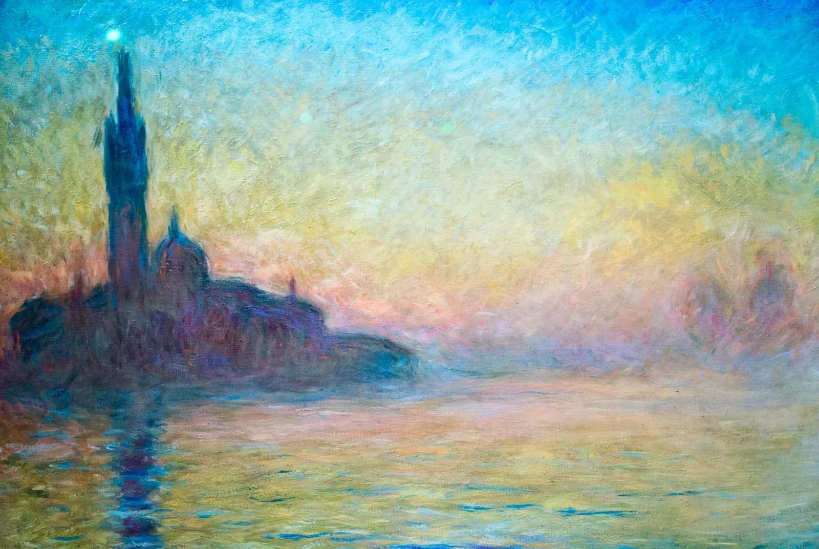 San Giorgio Maggiore bij schemering – Claude Monet