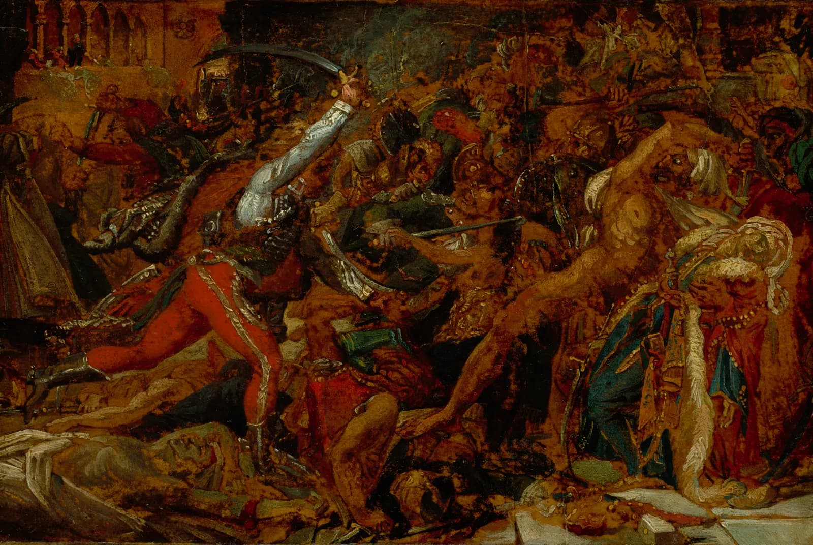 Schets voor de opstand in Caïro – Anne-Louis Girodet de Roucy-Trioson