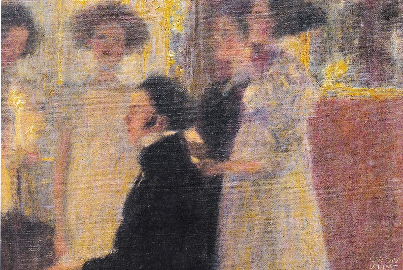 Schubert aan de piano – Gustav Klimt