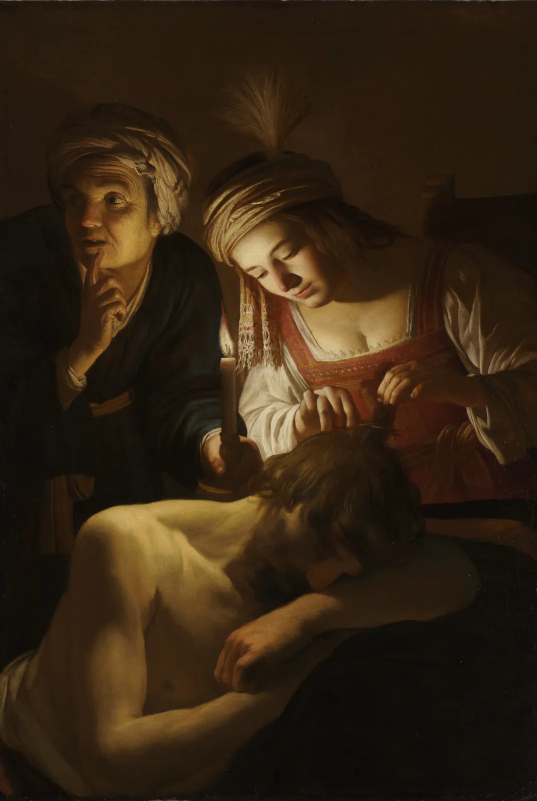 Simson en Delila – Gerrit van Honthorst