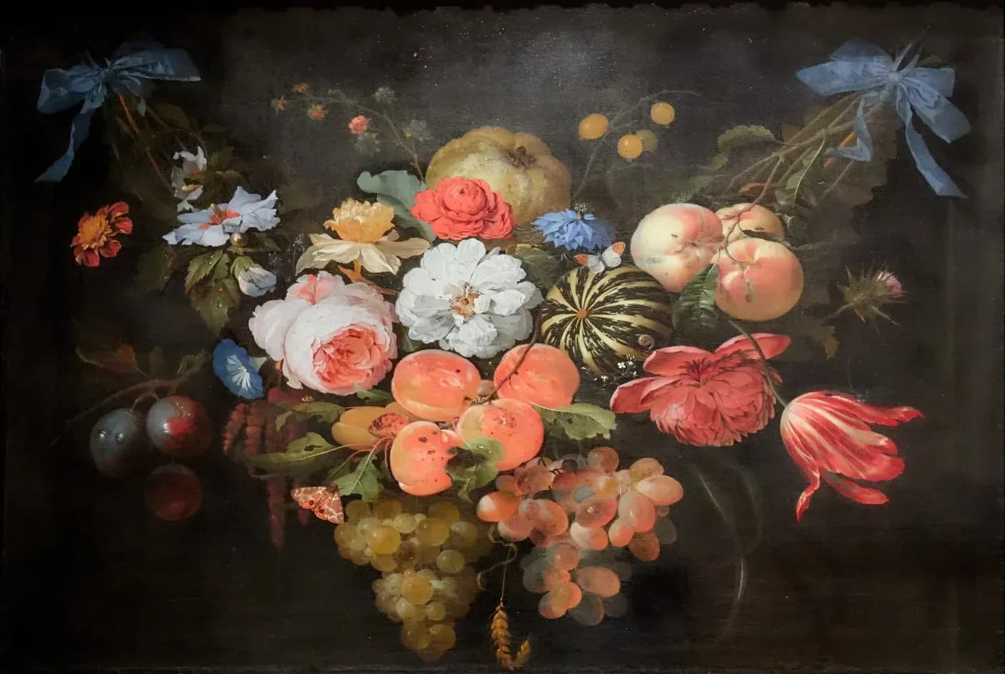 Slinger van fruit en bloemen – Abraham Mignon