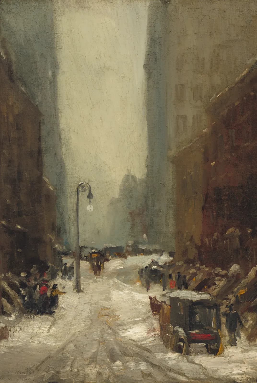 Sneeuw in New York – Robert Henri