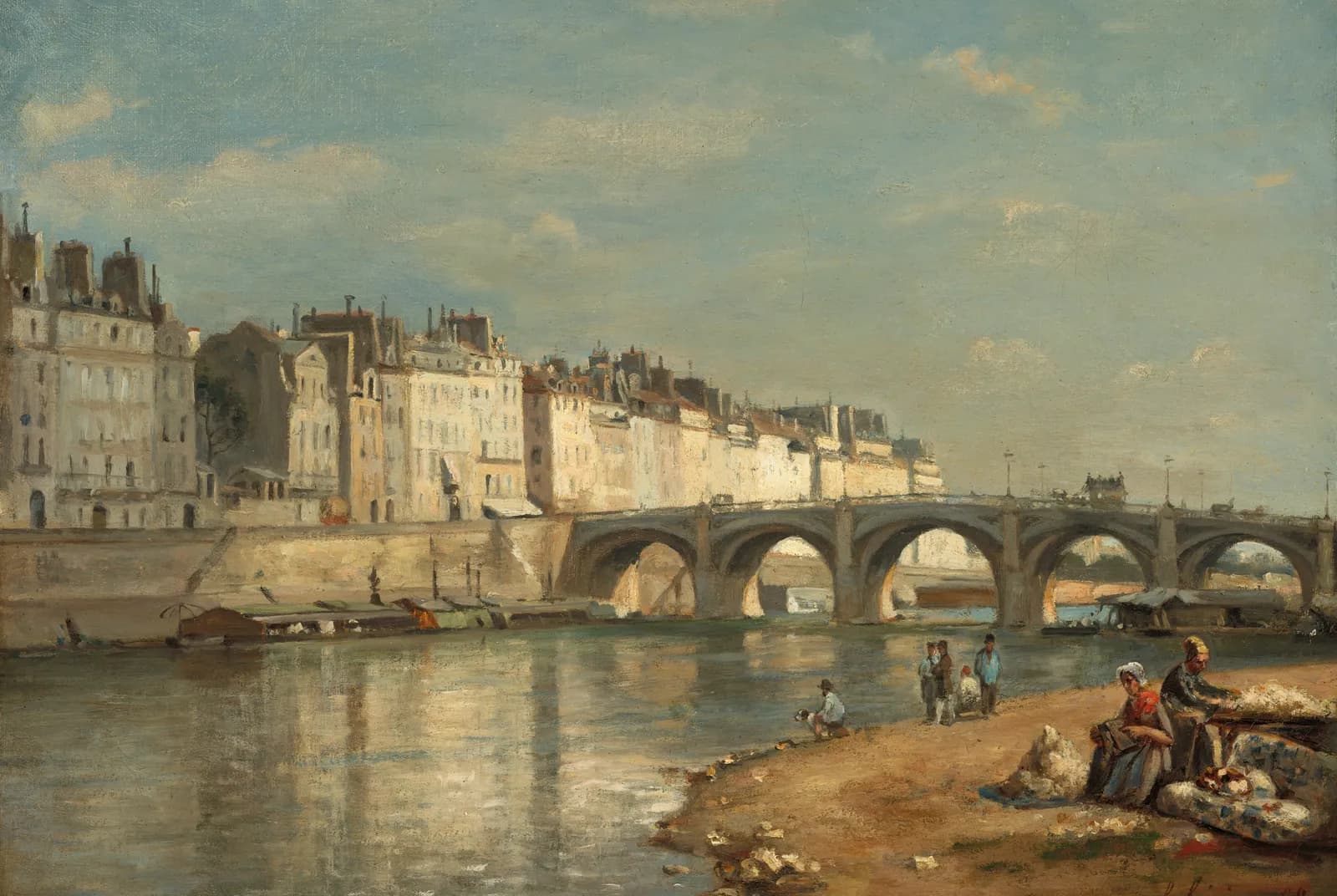 Stadsleven aan de Seine – Stanislas Lépine