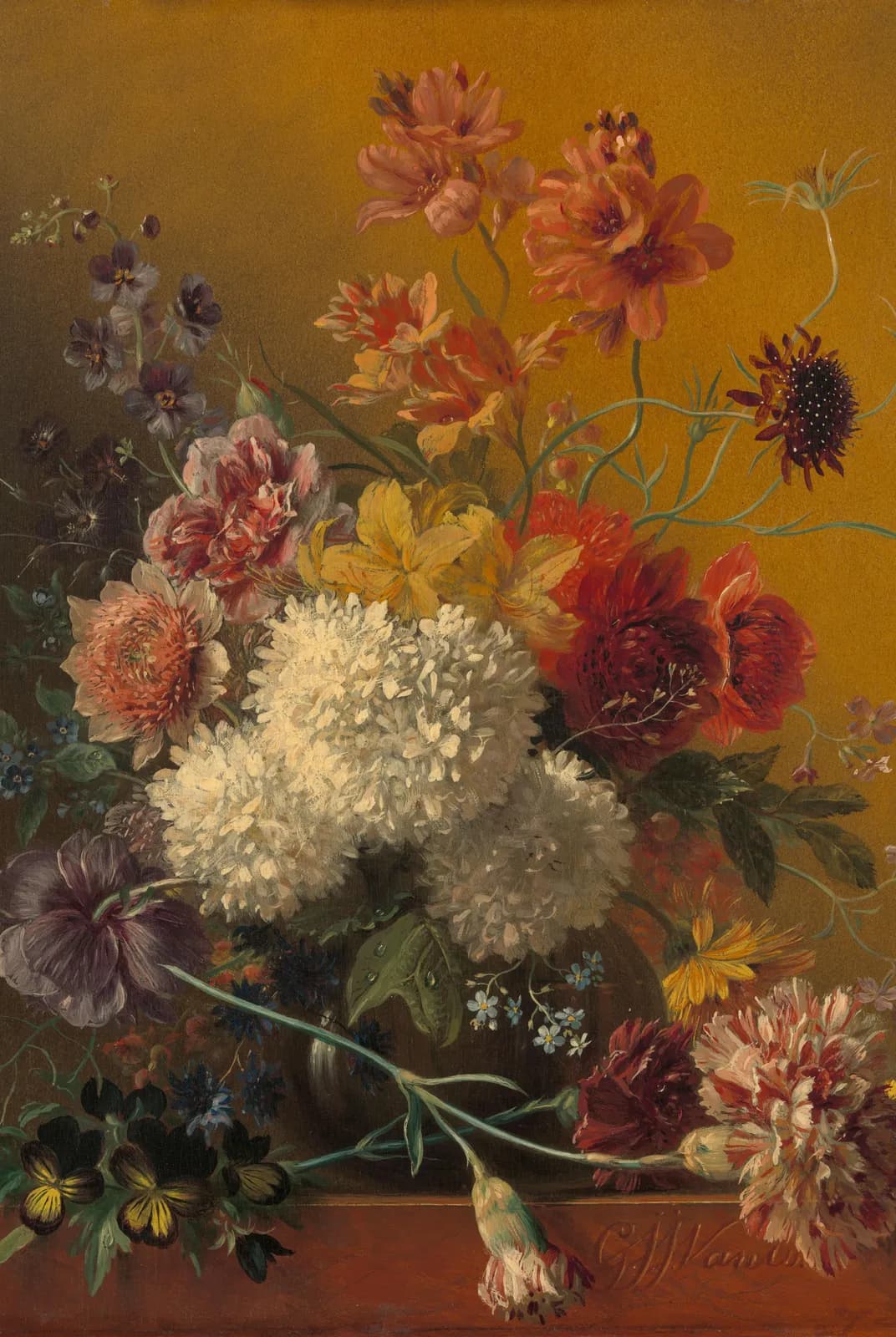 Stilleven met bloemen – Georgius Jacobus Johannes van Os