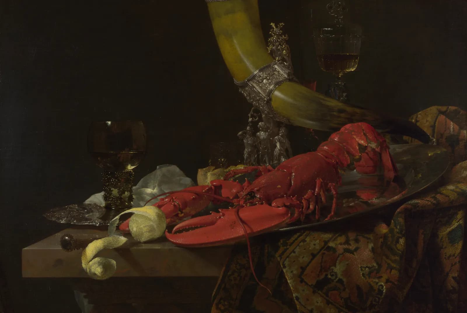 Stilleven met drinkhoorn – Willem Kalf