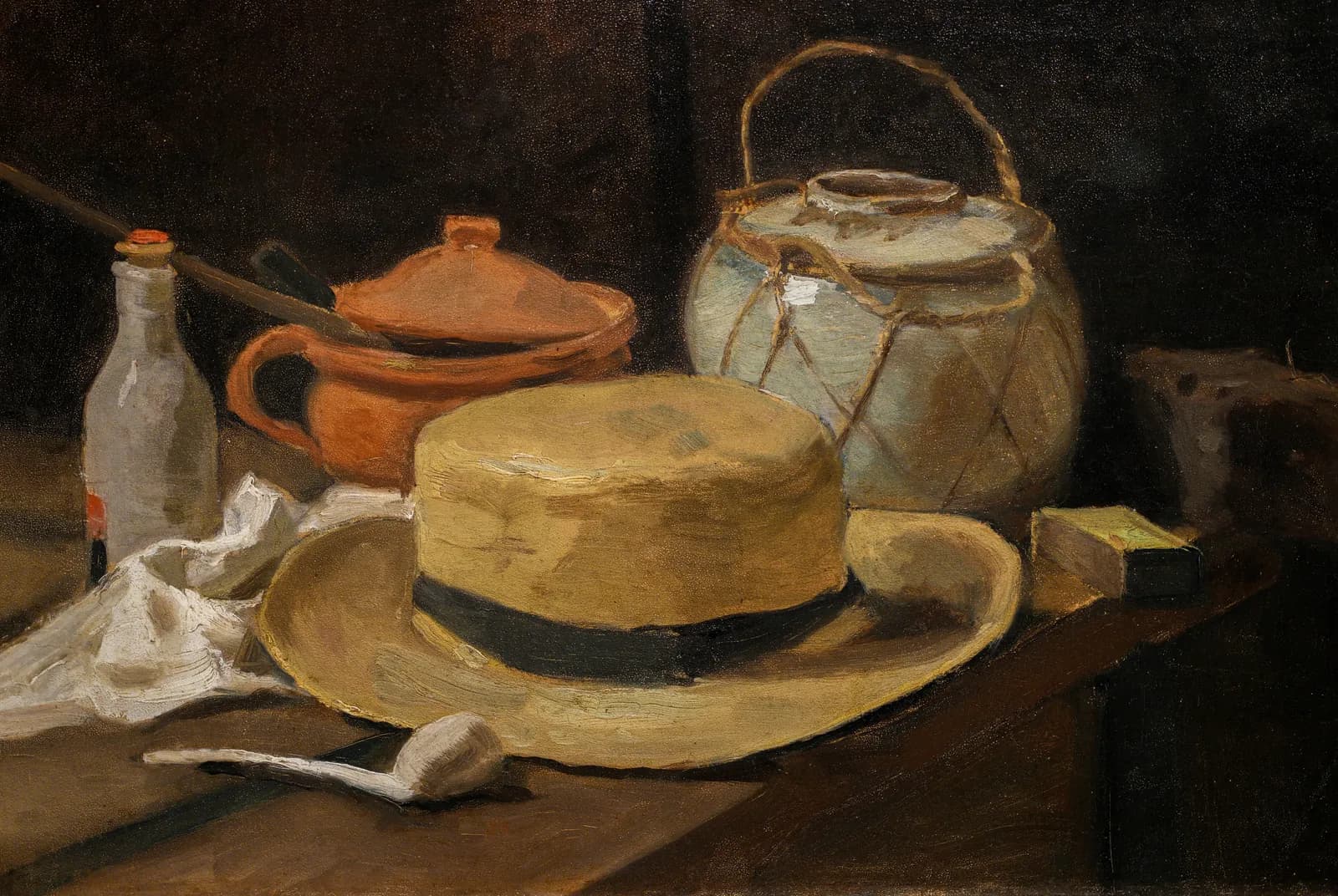 Stilleven met gele strohoed – Vincent van Gogh