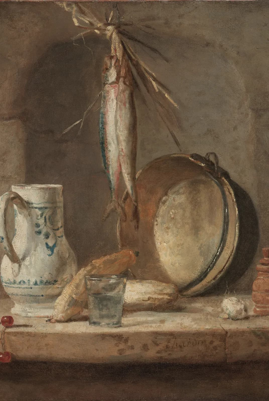 Stilleven met haringen – Jean-Siméon Chardin