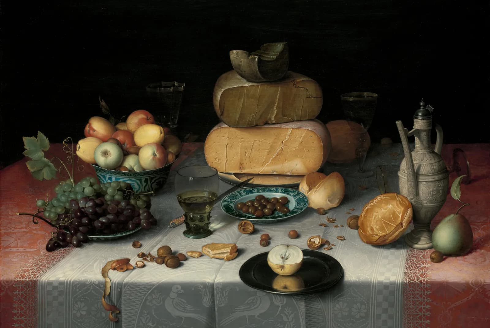Stilleven met kaas – Floris Claesz van Dijck
