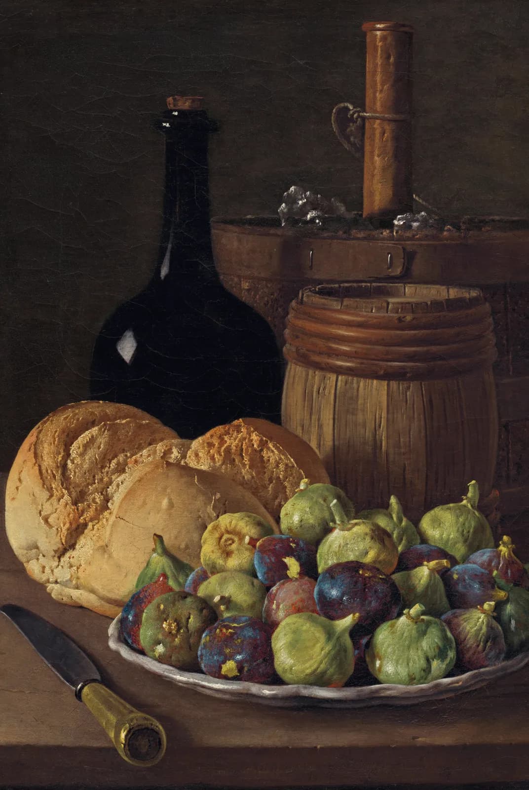 Stilleven met vijgen en brood – Luis Meléndez