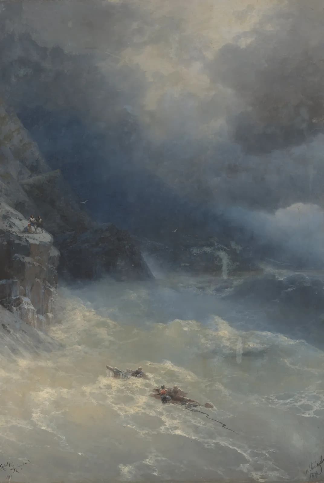 Storm bij Kaap Aja – Ivan Aivazovsky