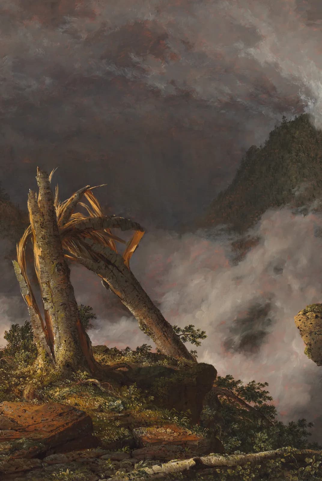 Storm in de bergen – Frederic Edwin Church