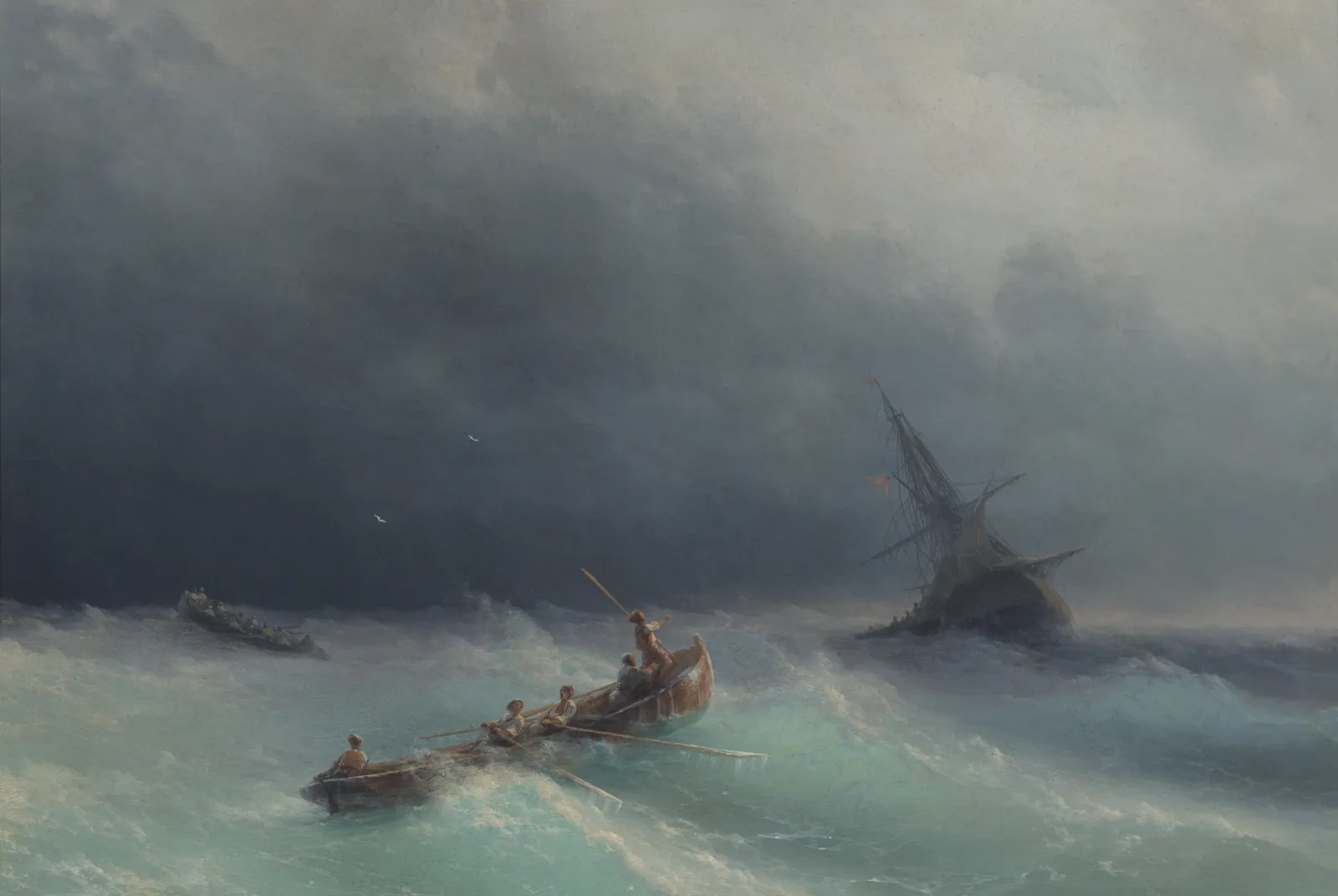 Storm op zee – Ivan Aivazovsky