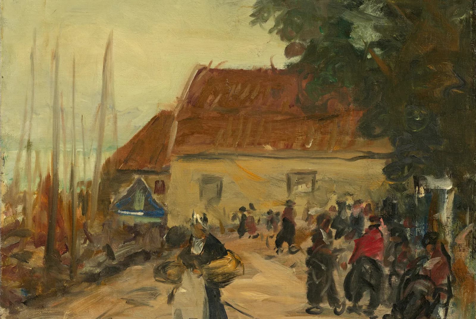 Straattafereel in Volendam – Robert Henri