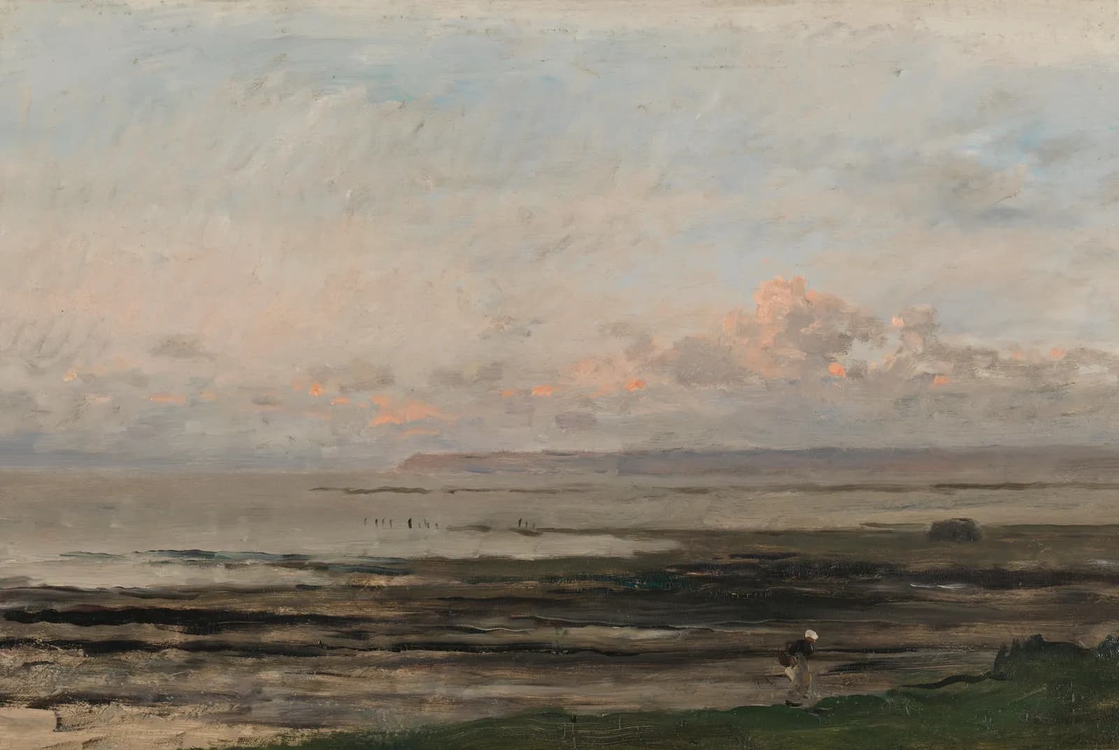 Strand bij eb – Charles-François Daubigny